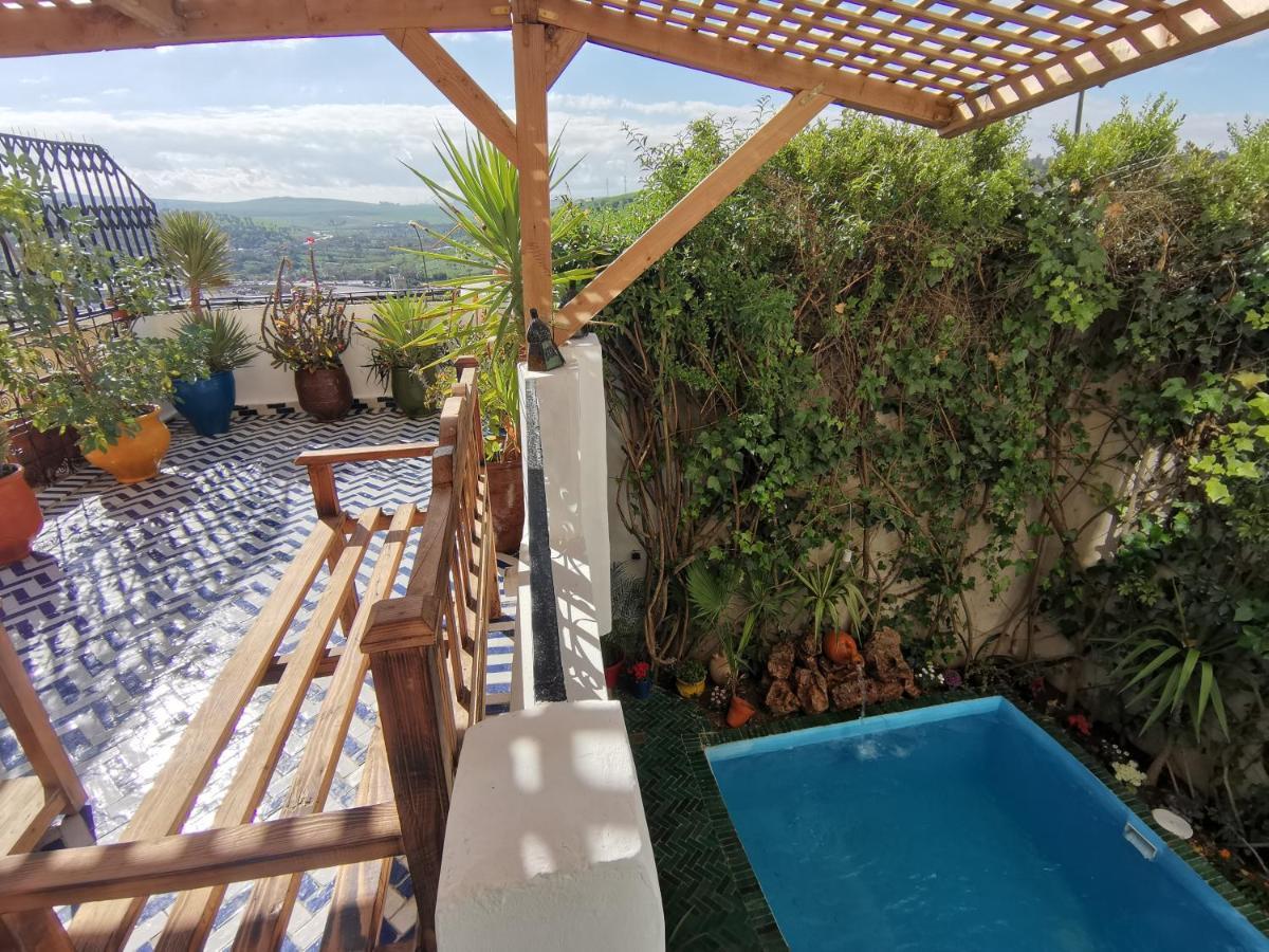 Dar Ben Daoud Avec Piscine Et Terrasse Privee Fez Exterior foto